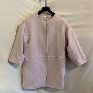Snidel Mod Open Front Jacket 3/4 Sleeve Lilac Soft